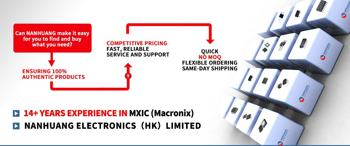 NHE Offers a Wide Variety of Semiconductors from MXIC Authorized Distributor