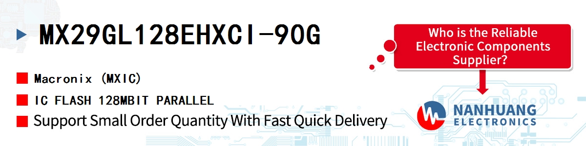 MX29GL128EHXCI-90G MXIC IC FLASH 128MBIT PARALLEL