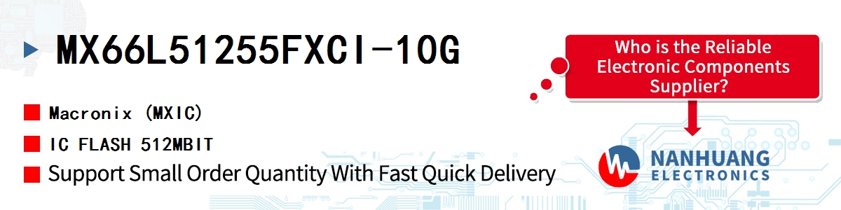 MX66L51255FXCI-10G MXIC IC FLASH 512MBIT